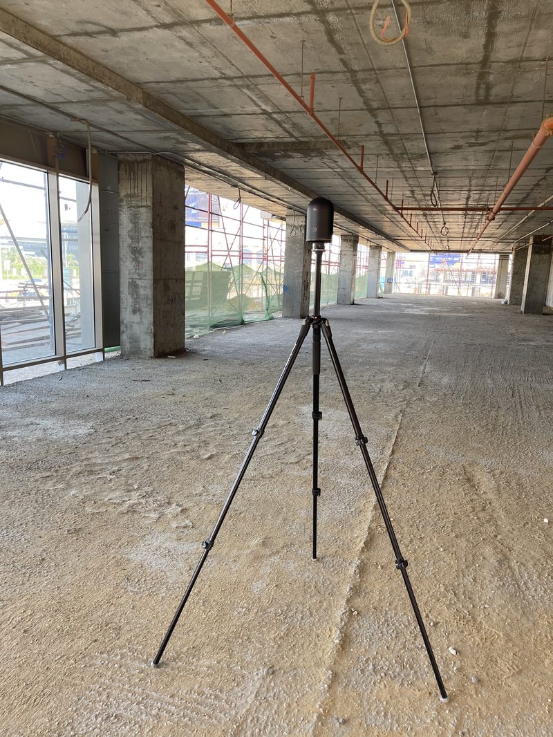Laser Scanner on construction site