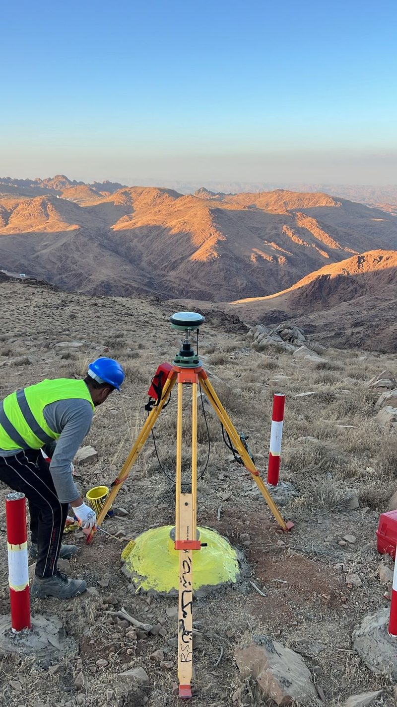 GNSS Control Point on Mountain