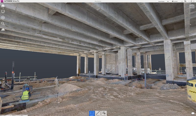 Structural Monitoring — Construction Point Cloud